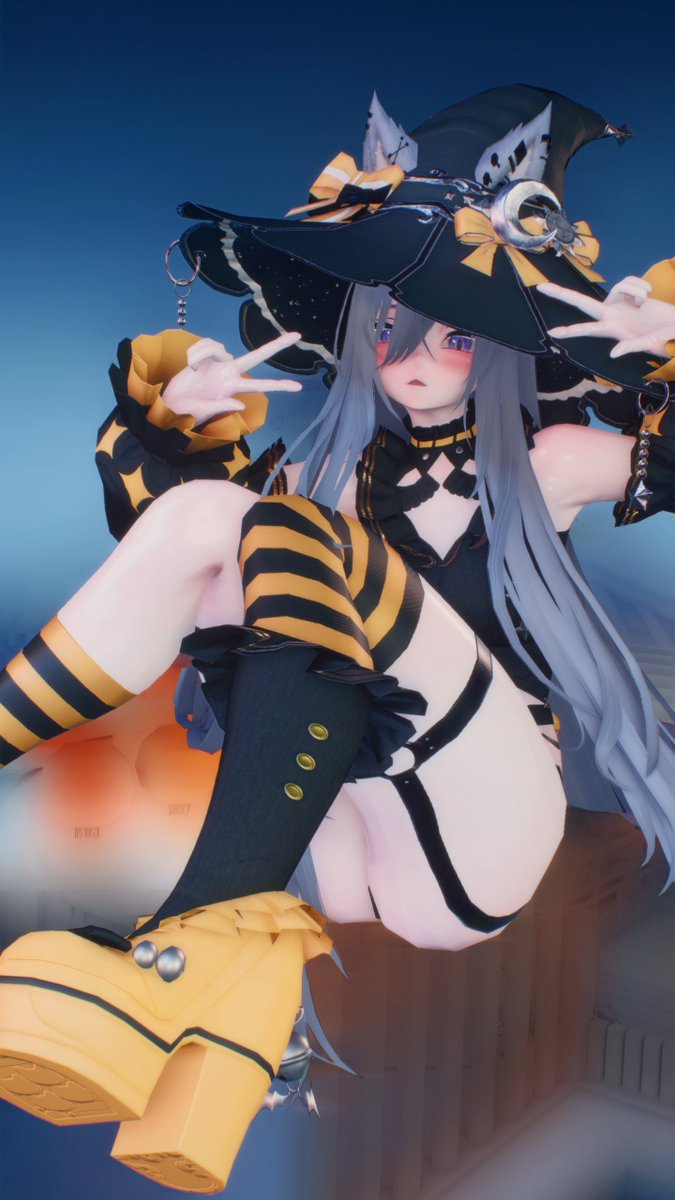Aiya_NGS's tweet photo. 魔女だよ～
#PSO2NGS_SS 
#メンテの日なのでSSを貼る https://t.co/MKCLLurevH