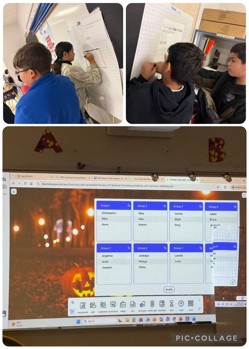 JonFlores_EP's tweet photo. Problem solving with math boards! Our scholars are building their mathematical thinking this morning @ESubia_JDS @JPacheco_CI @SISD_ES #BuildingExcellenceTogether https://t.co/quirgi6P2Z