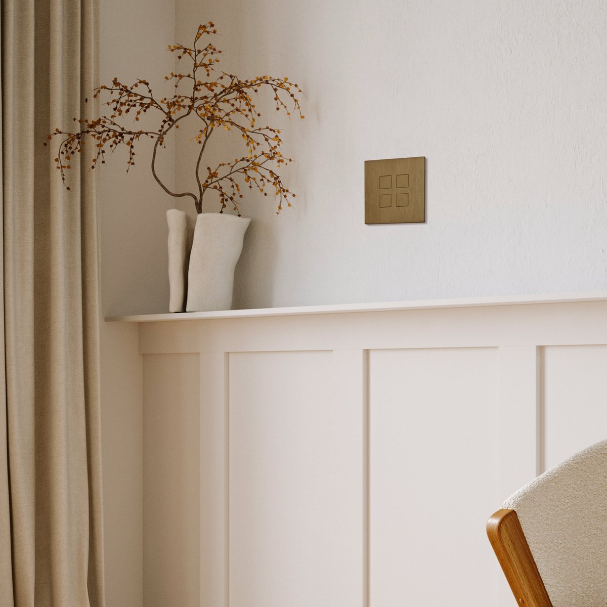 FocusSB's tweet photo. Renaissance Sienna: earthy brass tones, hand-satined golden detail, and a living finish that deepens with time. Exclusive to our Renaissance range. @MadeinBritainGB  #MIBHour #LivingFinish #LuxuryInteriors #Designers https://t.co/tRsprt8nbx
