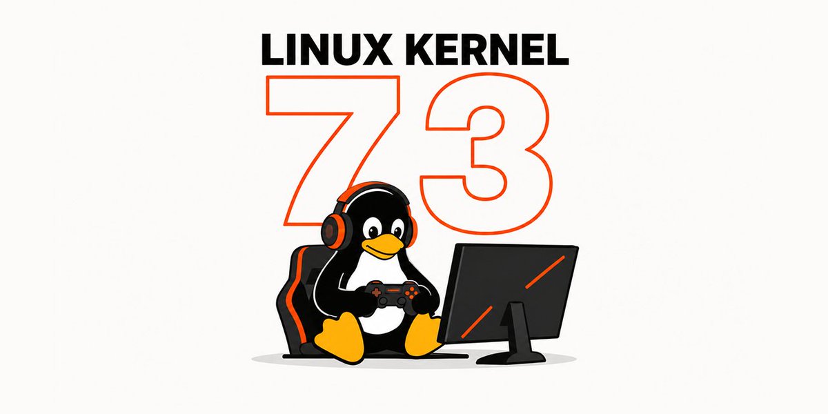 AlternativeTo's tweet photo. Linux 7.3 is already here with improvements for AMD GPUs with limited VRAM, changes to CPU group scheduling, FailFS, fchroot(), container updates, security improvements, and expanded hardware support https://t.co/86tlj2uw0U https://t.co/63njSA4kpY