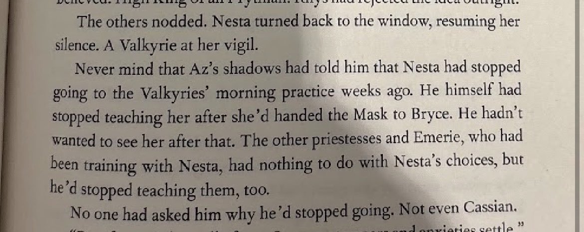 shadownighti's tweet photo. elas passaram cinco anos shippando gwynriel pro azriel se referir a ela como >outras sacerdotisa< sjm você é nossa justiça!

✨ https://t.co/Yj410ajbPU
