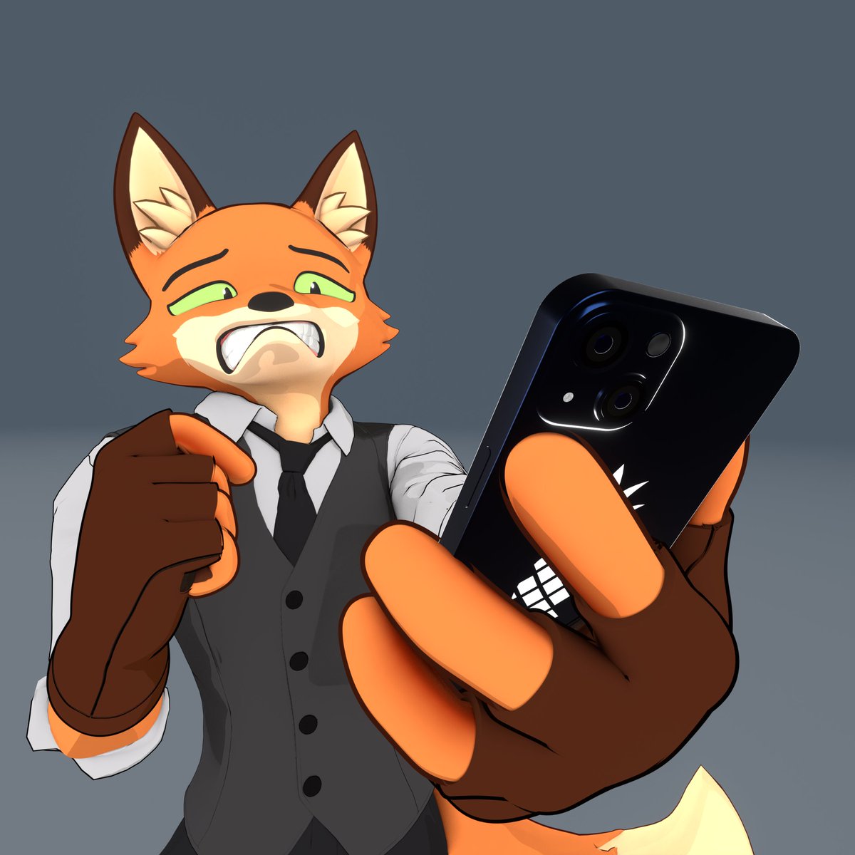 nukorio's tweet photo. Your art inspired me to try taking a selfie myself!
...I think.... I'll leave the selfies to you 😭 https://t.co/vv44oKKyQ0