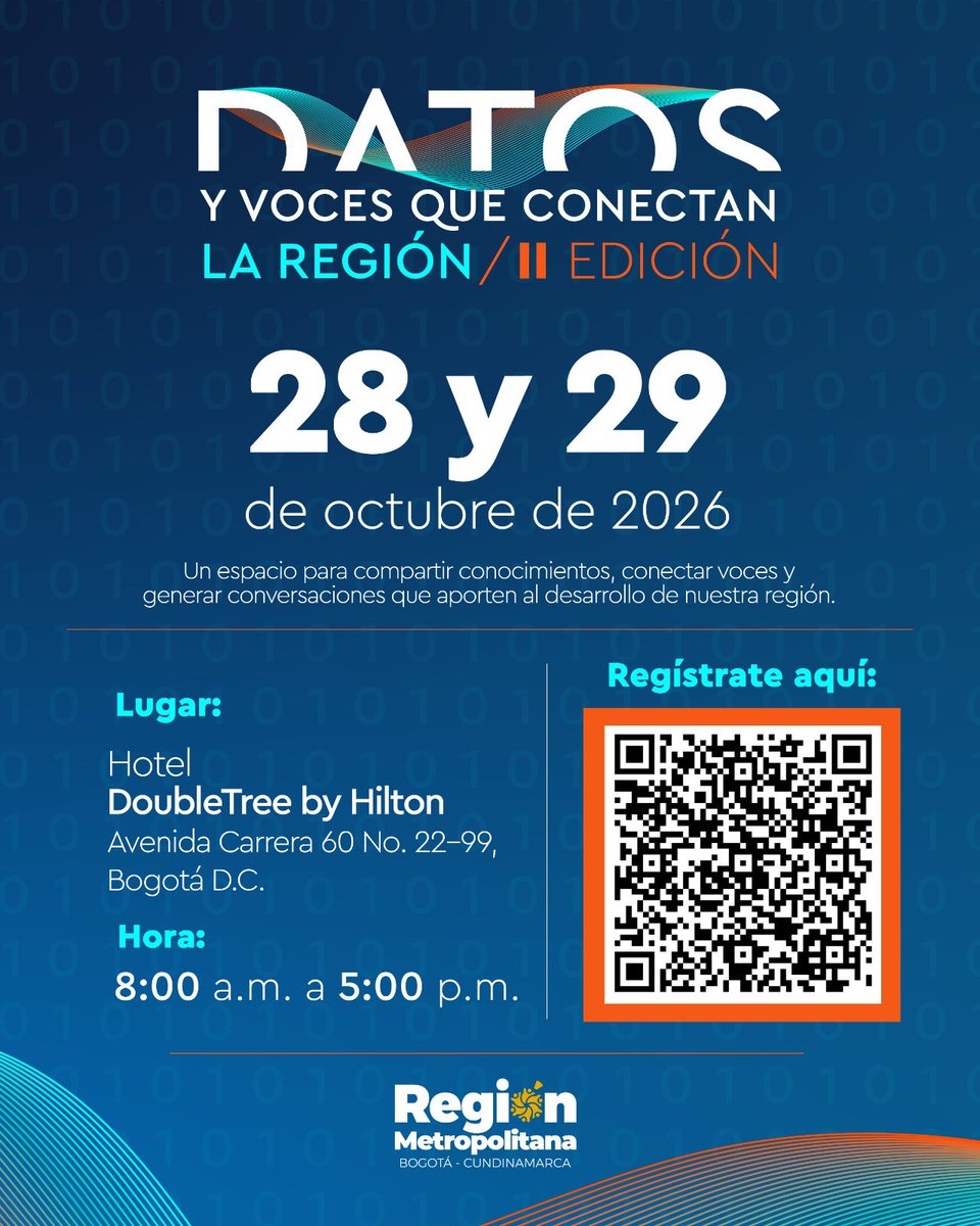 planeacionbog's tweet photo. 📣 ¡Tenemos mucho que contar y queremos compartirlo contigo! Conoce los resultados de la #EncuestaMultipropósito 2025 y descubre las voces de más de 80 mil hogares de Bogotá y 21 municipios de Cundinamarca.

Regístrate y sé parte de esta conversación:
https://t.co/zgfpfYEOJD https://t.co/Gpi3Fh7yVA