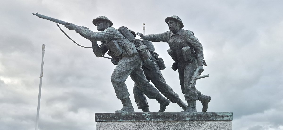 enigma915's tweet photo. Good. Well done @NickFerrariLBC 

We are the D-Day memorial in France - #GoldBeach @LBC https://t.co/b2F8g1Bx3l