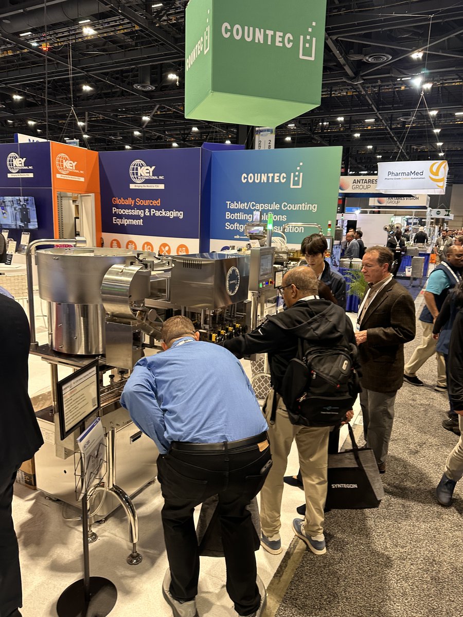 KeyIntlInc's tweet photo. How's your time at @packexposhow been so far?

Make sure to stop by booth # W-28042 to view our innovative processing and packaging equipment for the most demanding markets.

We're sharing a booth with COUNTEC. 

#KeyInternational #PACKEXPO #PACKEXPOInternational https://t.co/aCGuzf8IWB