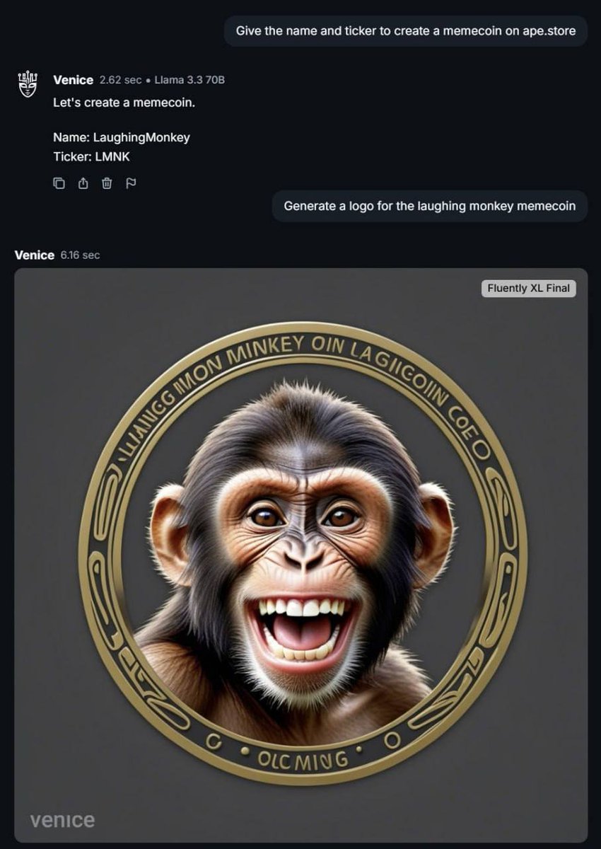 AlfaroReyhan87's tweet photo. @AskVenice Laughing monkey $lmnk will always be @AskVenice first meme.. ❤️ https://t.co/DXf74Bp28g