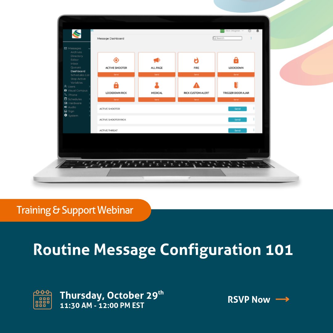 LSISolvesSafety's tweet photo. Join us next Wednesday for a new Training &amp; Support Webinar - Routine Message Configuration 101. 

Learn the basics and best practices for sending routine messages to your team. https://t.co/4szLgTBlhA