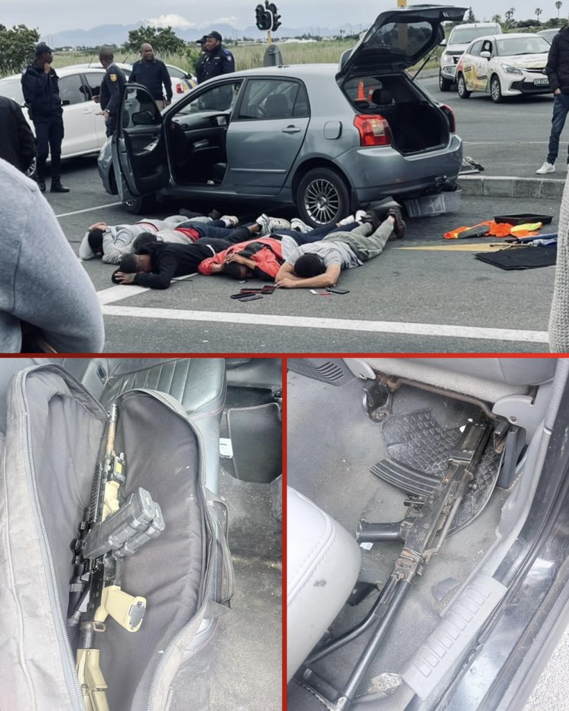 geordinhl's tweet photo. Cape Town Metro Police helped arrest and chase down gang members armed with assault rifles, following the killing of 2 men in Steenberg.

This is why we must build a Cape Town Metro Police Detective Unit to ensure criminals like this are not let back on the street and cases actually lead to convictions. This is what will make Cape Town safer for all 🚨