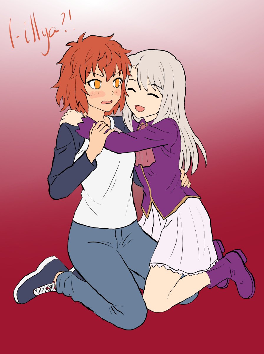 alyoshanaka's tweet photo. Female Shirou and Illya #ShirouDay https://t.co/G2dQG0i0cG