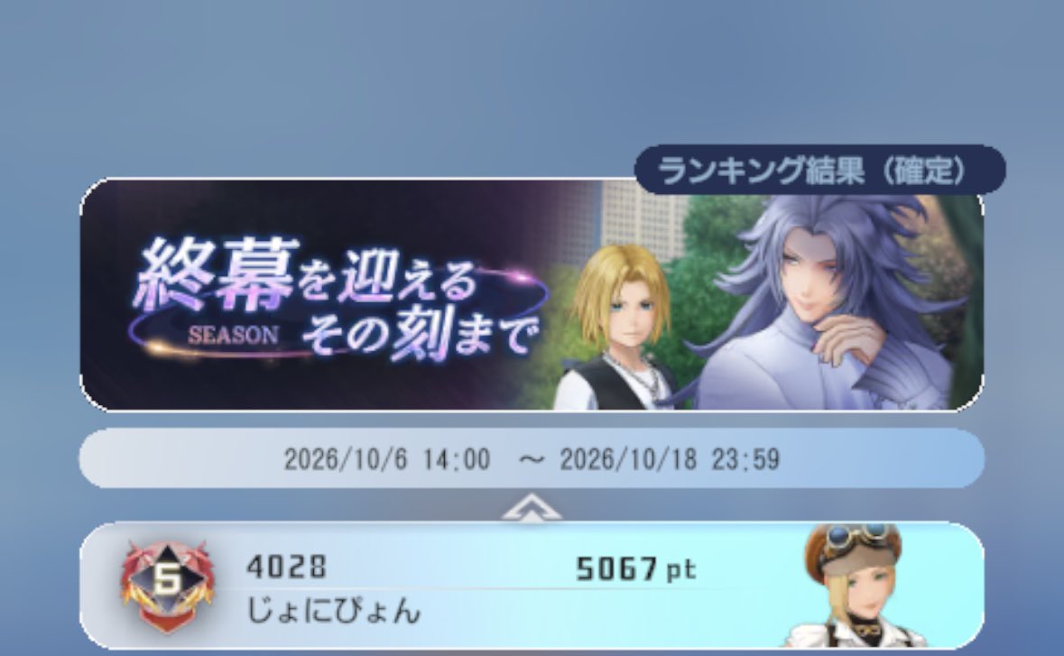 hisapyon_johnny's tweet photo. 10000位以内でクジャアイコン😊
毎回ダイヤ4、5抜けるまでが大変すぎてメインのクラウドの勝率が低すぎる😅
オメガ5到達したらリュック使いたくなる
#DDFF https://t.co/A9iTg1O1Jk