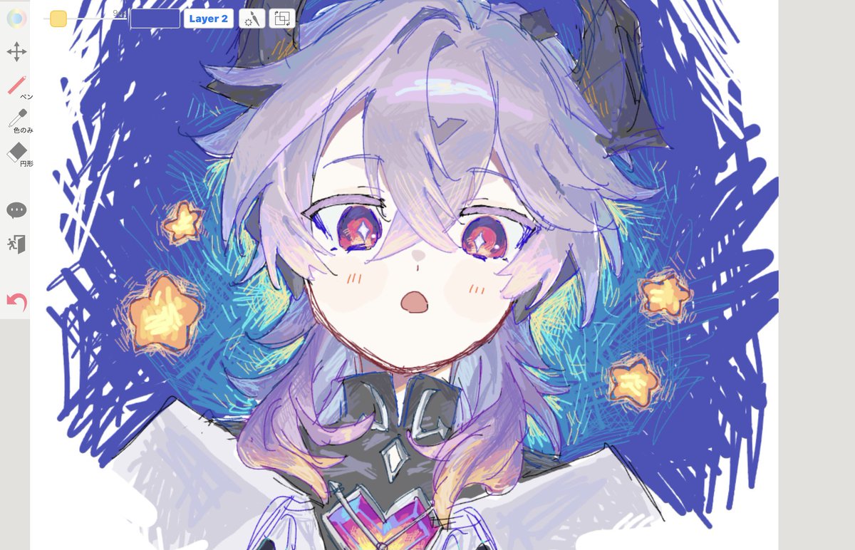 nux3_g's tweet photo. 線画の色変えれるとか知らなかったんだけど;;;悔しすぎ https://t.co/YjAP4ltNON