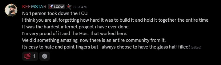LCUncens0red's tweet photo. LCU Owner @KEEMSTAR Still Reflecting On What The LCU Was 🤔👀🍿 https://t.co/fLu8mLRhnb