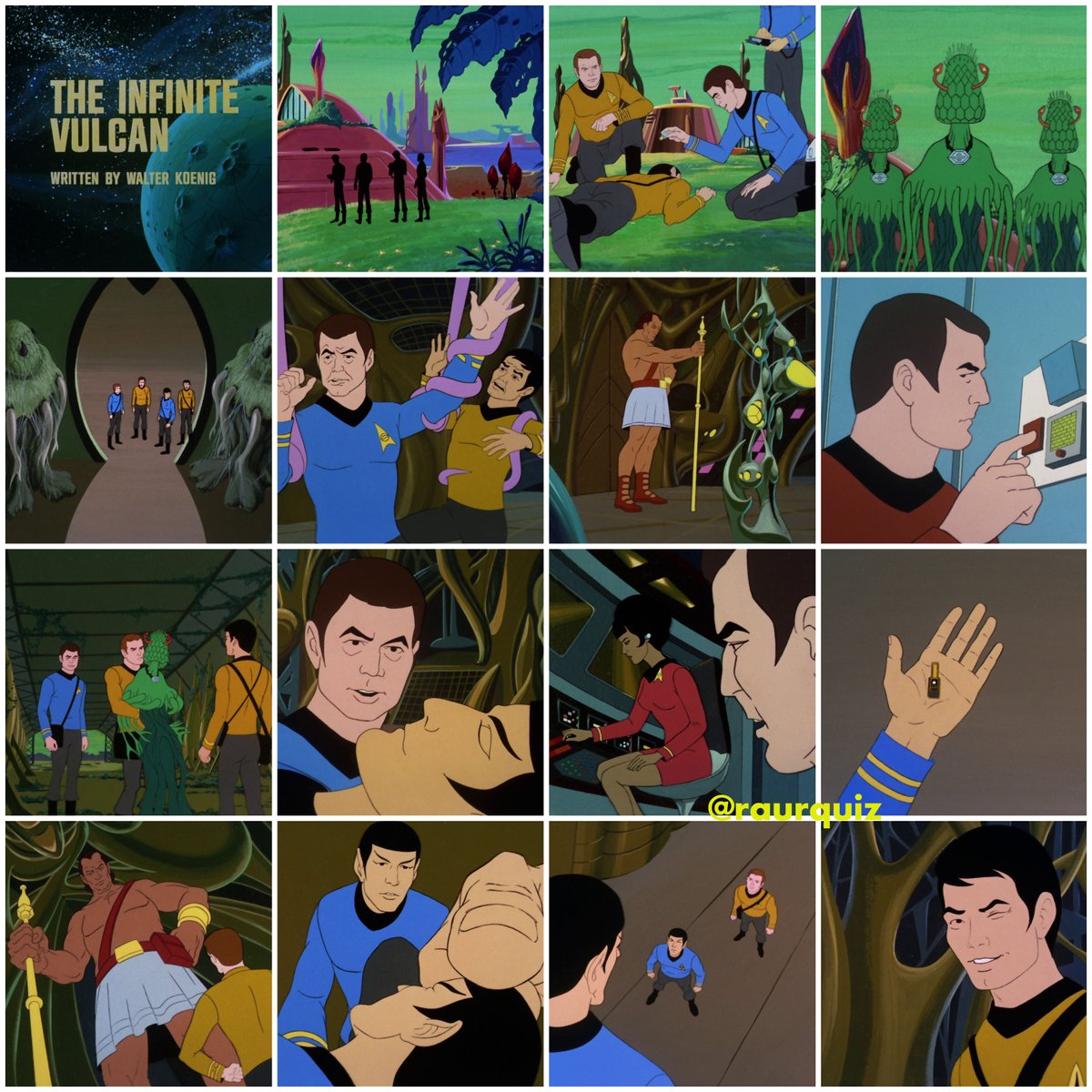 raurquiz's tweet photo. #otd #startrek #tas #theinfinitevulcan #kirk #spock #mccoy #bones #uhura #sulu #arex #scotty #Agmar #StavosKeniclius5 #startrek60 @TrekMovie @TrekCore @StarTrek @StarTrekOnPPlus https://t.co/D4Gtfir6UZ