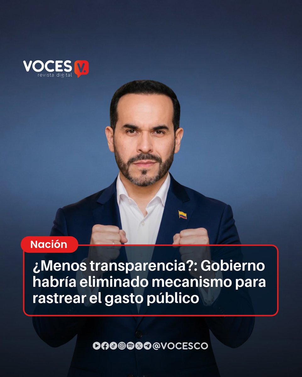 vocesco's tweet photo. #Voces | Durante la discusión del Presupuesto General de la Nación para 2027, el senador Ariel Ávila @ArielAnaliza cuestionó cambios que, según denunció, eliminarían los trazadores de seguimiento presupuestal, mecanismos utilizados para identificar y rastrear la destinación de los recursos públicos. El congresista advirtió que estas modificaciones podrían dificultar el control sobre cómo se distribuye y ejecuta el dinero del Estado.

“Quitaron todos los trazadores de seguimiento presupuestal. Todos los trazadores para nosotros poder saber en qué se van a gastar la plata, cómo se van a gastar, fueron eliminados del Plan de Desarrollo”, afirmó Ávila durante su intervención en el Congreso.