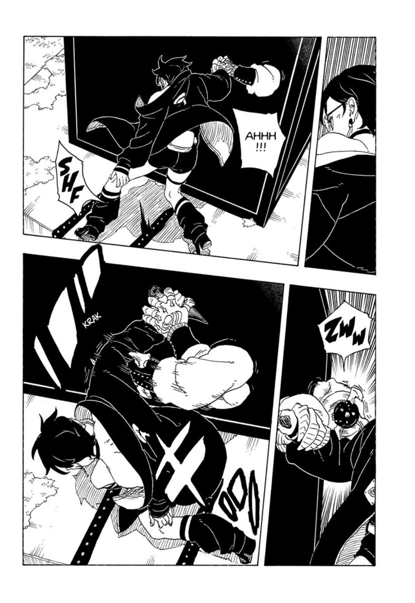 cinco_jayy's tweet photo. Embarrassing😭the spirit of Kishimoto must have possessed Ikemoto or her Sakura genes must have activated because she did not play this smart. They really had to bring her down to let Boruto get an aura farming moment https://t.co/rNSJr38utq