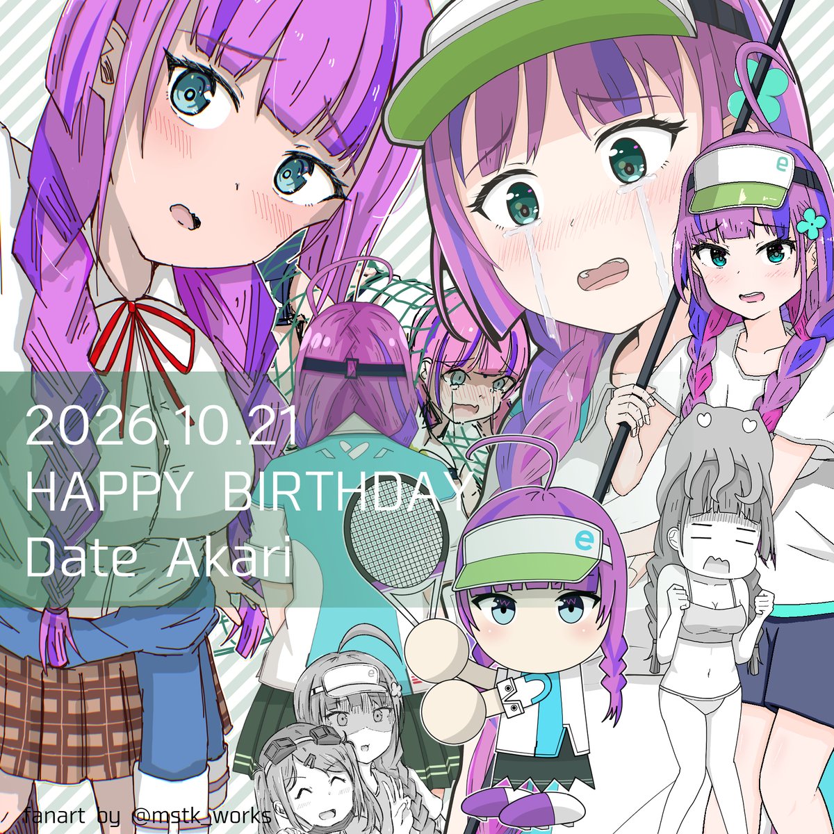 mstk_works's tweet photo. あかりんおめでとう～～🎉

#ヘブバン #伊達朱里生誕祭2026 https://t.co/LWeBcl1qE3