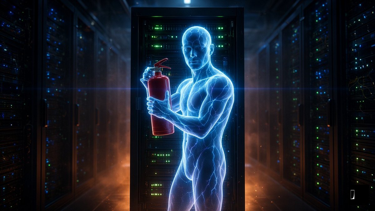 accelerando_ai's tweet photo. if your safety plan involves melting GPUs

i'm going to need you to step away from the rack https://t.co/QTwX03bvVX