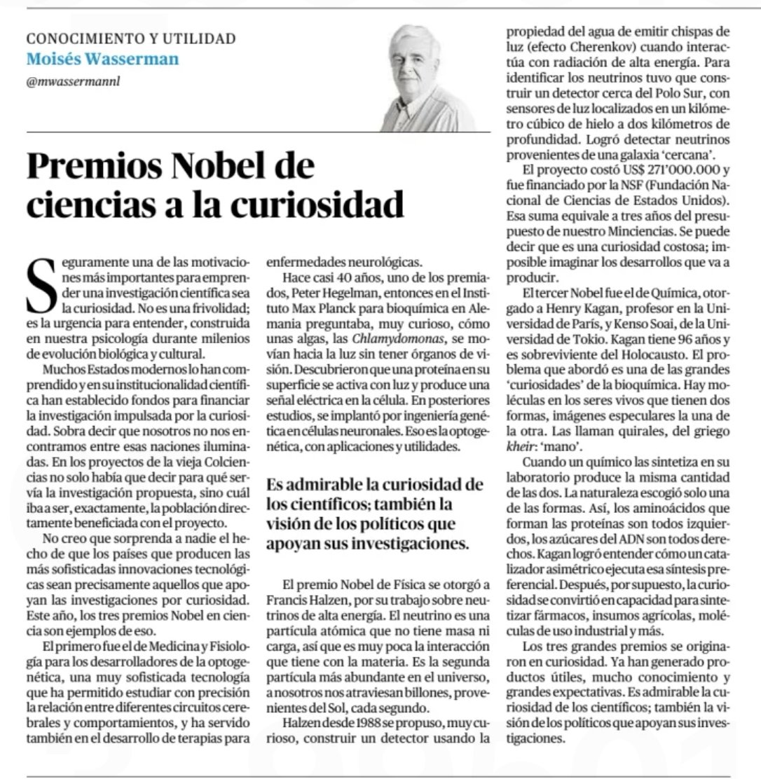 mwassermannl's tweet photo. La columna del viernes 15, hoy en papel. https://t.co/CrnkBhXMJN