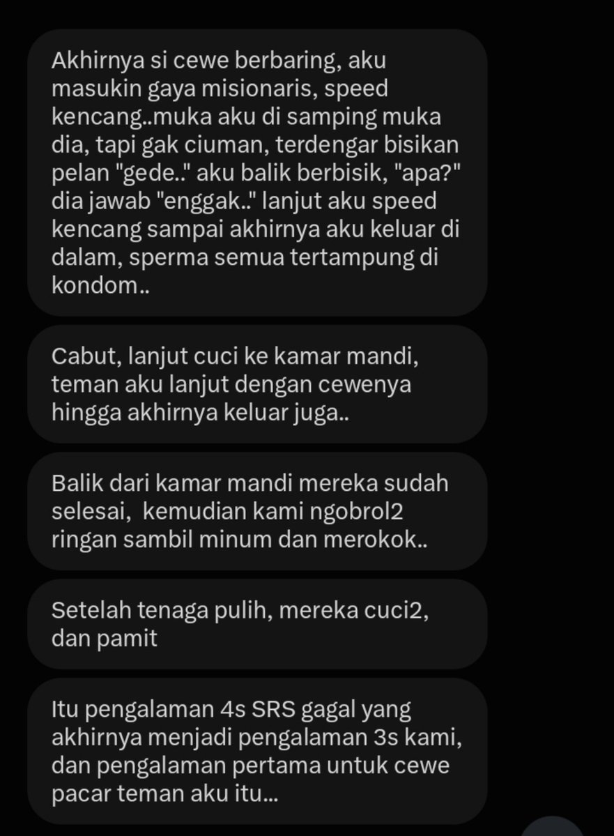babyasupan's tweet photo. 4s gagal, jadilah 3s bersama teman 

#ceritangentot #pasutri #couple #3some https://t.co/UDNkcoAnC1