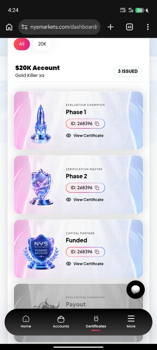 GOLDKILLERXA's tweet photo. Alhamdulillah PHASE 2 COMPLETE AND GET MY FUNDED IN SYN FUNDED 20K account https://t.co/tVxEzZbBhk