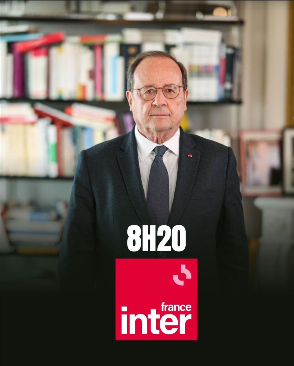 fhollande's tweet photo. Demain matin, je répondrai aux questions de @Ben_Duhamel et Florence Paracuellos dans le grand entretien de @franceinter à 8h20. https://t.co/pov8V6av6L