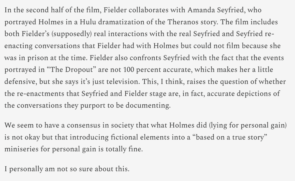 mattyglesias's tweet photo. It's I guess not the end of the world, but our comfort with the idea of Hollywood "true stories" that aren't actually true should is kind of troubling and under-discussed. 

https://t.co/cB839aOzTi https://t.co/u3Tm7otwCH
