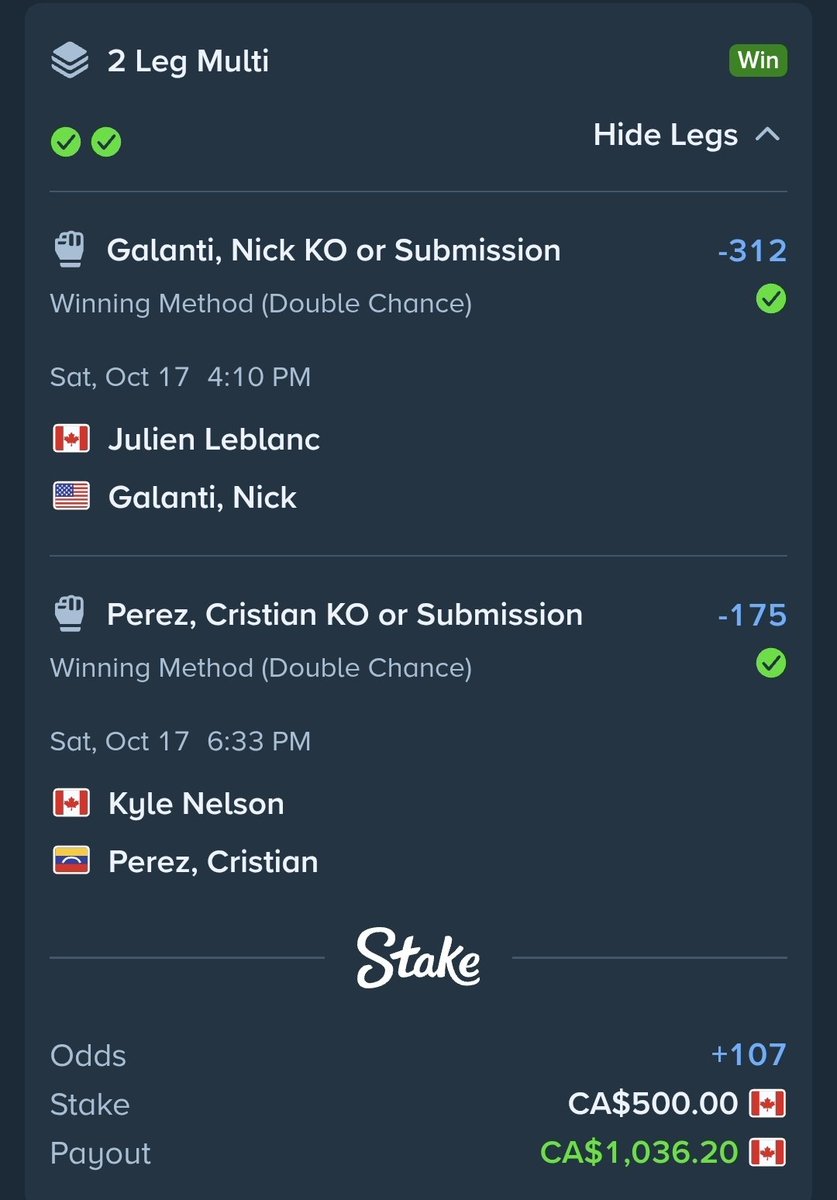 layzbets's tweet photo. Our biggest FREE PLAY CASHED in Saturday🔨✅

5u hammer → +5.25u profit
Record: 8–2 | +15.14u
That’s $1,514 profit at $100/unit.

All free. All posted before the fights. Bonus loss included. Receipts on the page

Follow @LAYZBETS + reply “HAMMER" for more 🐝

#UFC333 #Gambling𝕏 https://t.co/aJdd7PU9Gl