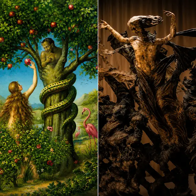 MasterNumber's tweet photo. Hey @grok If Jesus died on a cross, why do we see him on a tree in so many works of art? https://t.co/9r28fqXIDm
