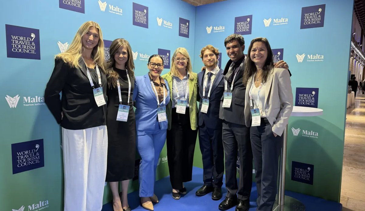 CSUMB's tweet photo. 🌍 CSUMB students take the global stage in Malta!

Earlier this month, two CSUMB students, Jaron Johnson and Anakin Michael, represented the university at the World Travel &amp; Tourism Council’s global summit in Malta.

Learn more about this opportunity: https://t.co/ffG2450D0c https://t.co/EudRAMxN1Y