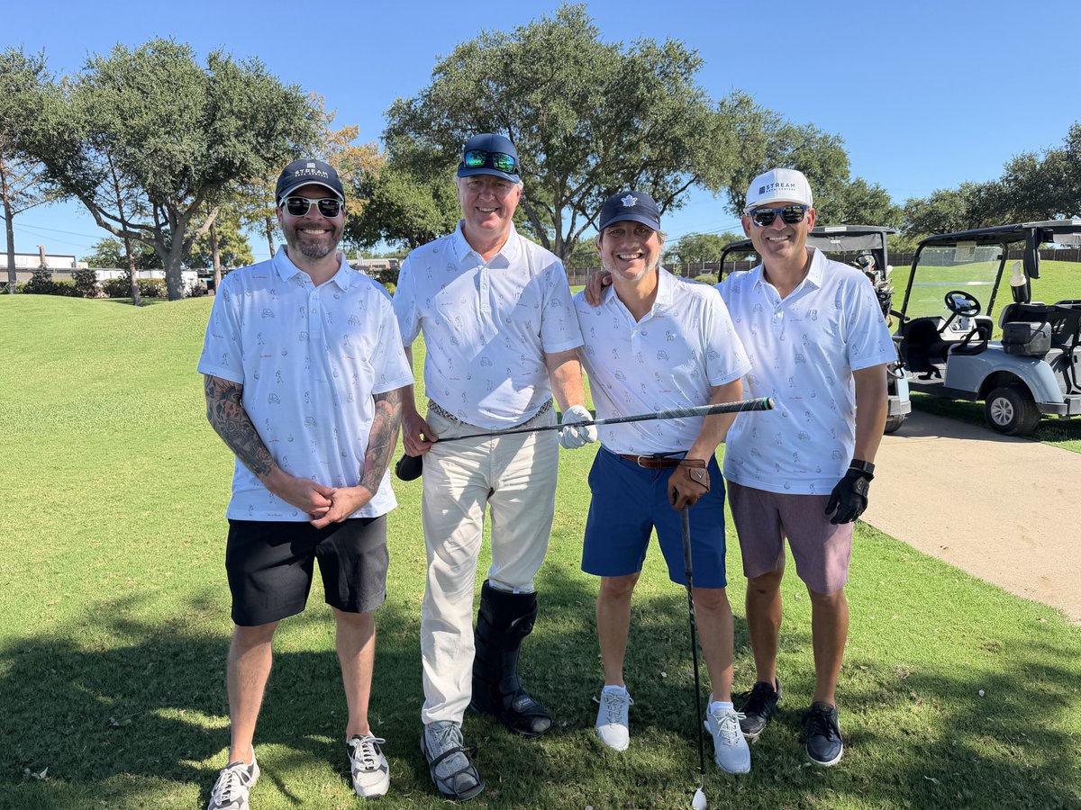 StreamDataCentr's tweet photo. Stream was proud to hit the course recently as a sponsor for the 8th Annual Rhett Sullivan Foundation Charity Golf Tournament. We always appreciate an opportunity to show up and support a good cause, thanks so much for having us. https://t.co/wRyzn6a2Rz