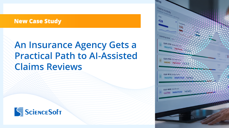 ScienceSoft's tweet photo. 🚀 New case study! ScienceSoft designed an AI-powered platform to streamline workers’ compensation claims reviews.
🔎 Find out which AI features made the cut and how we tackled accuracy, transparency, and AI controls: https://t.co/wPeFJMgggp

#Insurance #InsuranceAI #GenerativeAI https://t.co/xiQaoXskCQ