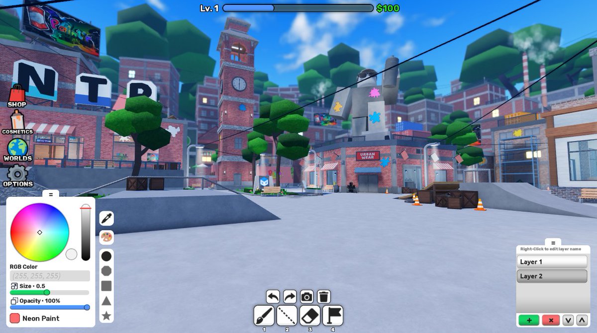 AxlezDev's tweet photo. In need of testing &amp; feedback! Play Paint'r // Join here: https://t.co/8Mdq2cnspY

#Roblox #RobloxDev https://t.co/NfwbH1JPOI