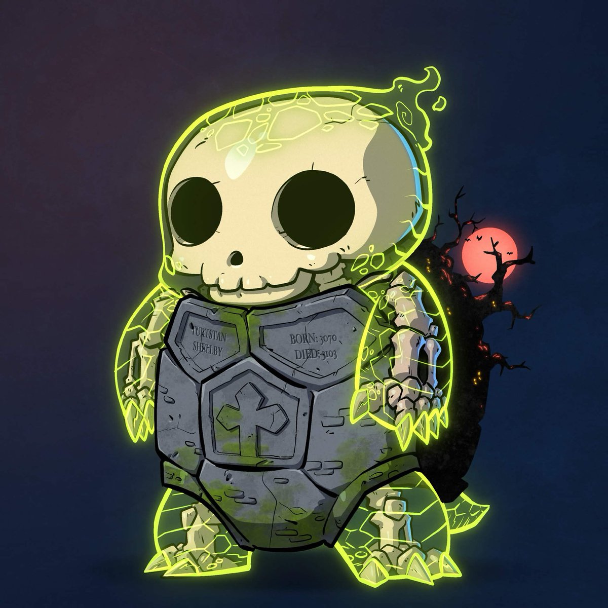 TimelessTurts's tweet photo. Getting ready for the spooky season. 🐢💀

Grand risings! ☀️

(Literally, at least for this Turt) 😅 https://t.co/rmsgjuuLTp