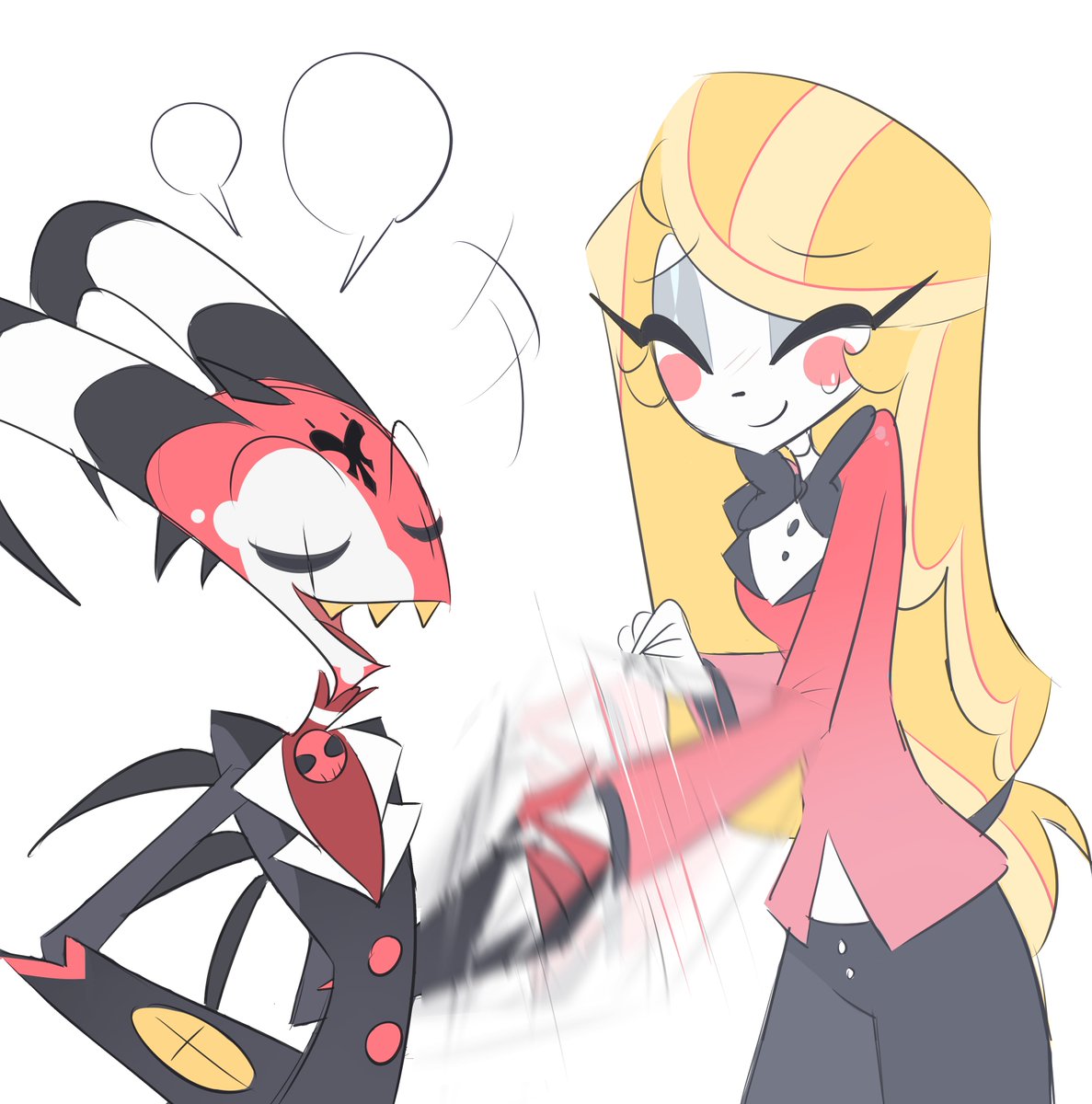 sakana1030_'s tweet photo. I finally finished this.
#HazbinHotel #HelluvaBoss‌ https://t.co/nOeOXANlfW