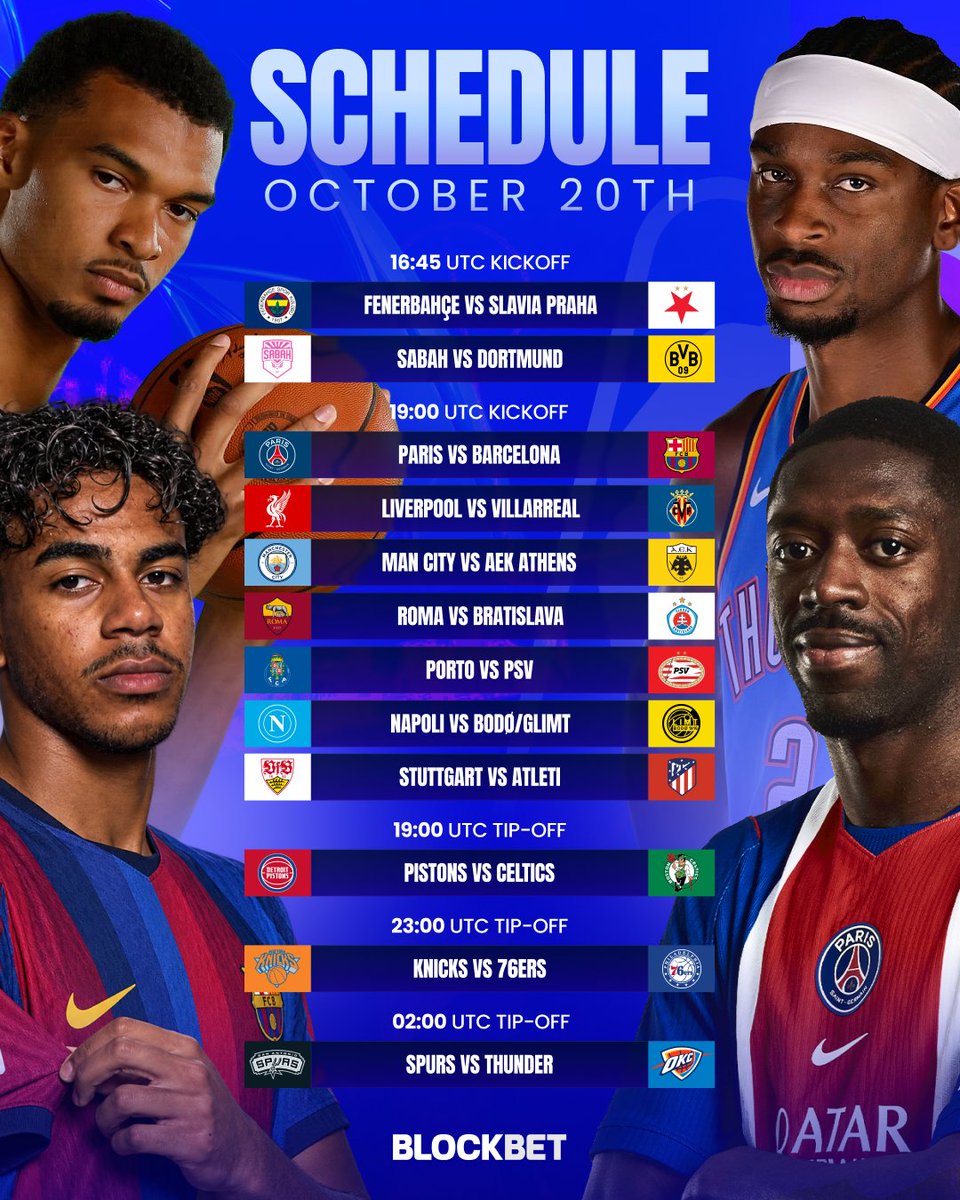 BlockBetGG's tweet photo. Just a very very good day for sport betoooors.

UCL followed by the return of the NBA.

Here’s how we’re looking bros. 🫡 https://t.co/PcODwZDd2U