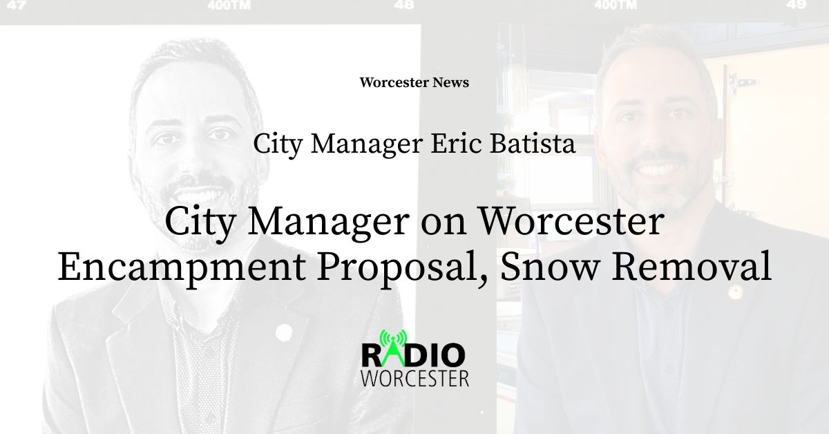 radio_worcester's tweet photo. Worcester City Manager Eric Batista discusses the proposed $25 encampment fine, outreach challenges, and winter preparations, including wing plows and GPS plow tracking, on Radio Worcester.

@CommonTalkPod 

Listen: https://t.co/FSNkzBZODU

#WorcesterMA #RadioWorcester https://t.co/w2MQu8DlDT