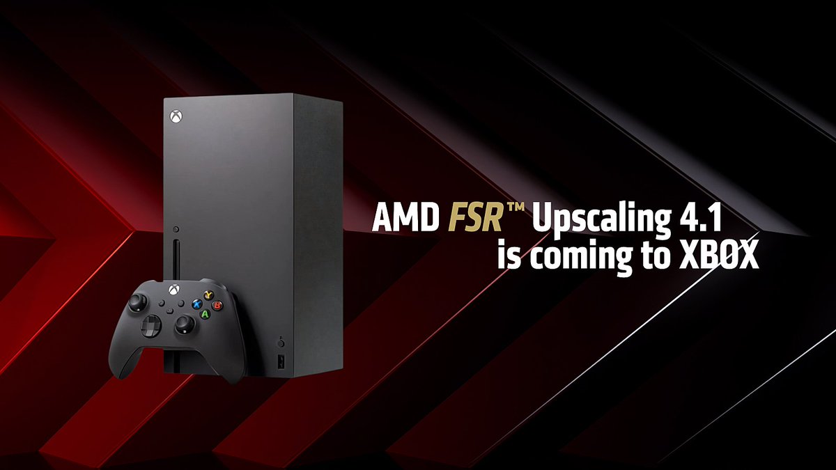 klobrille's tweet photo. AMD FSR 4.1 Upscaling is coming to Xbox Series X|S.

Project Helix to support next-gen AMD FSR Diamond.

https://t.co/lErmHri4wO https://t.co/hIe3KhCKO4