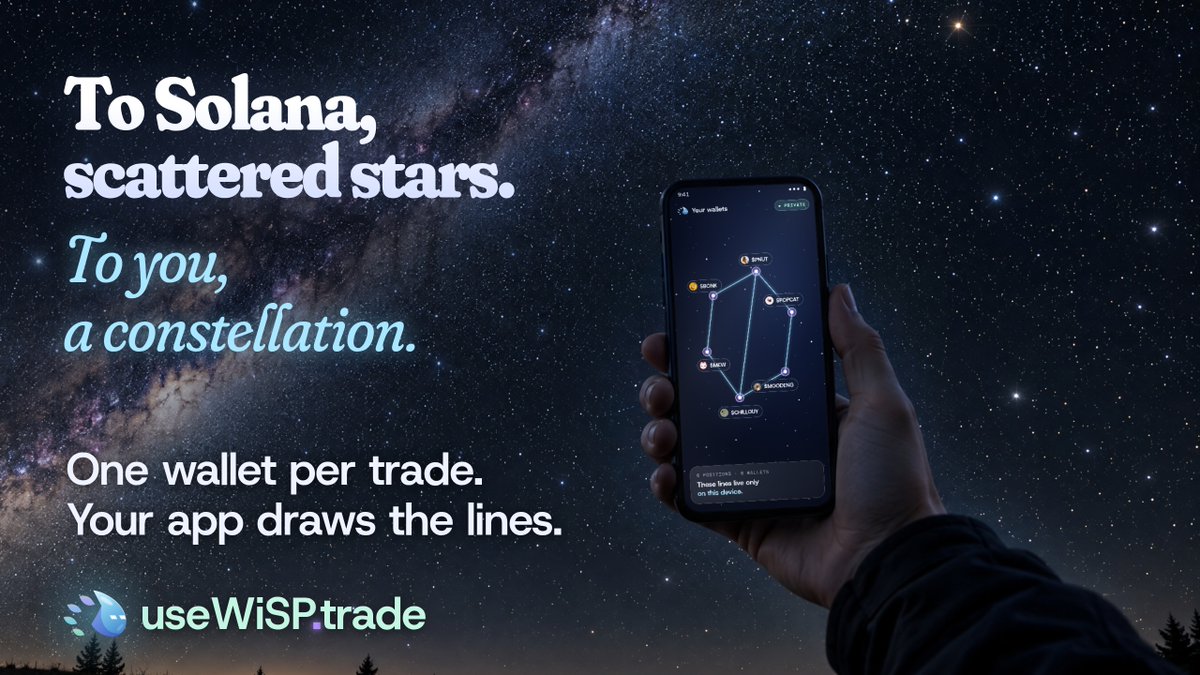 WiSPzk's tweet photo. Scattered stars on the blockchain but a constellation in your app. https://t.co/AW8jqqg47p