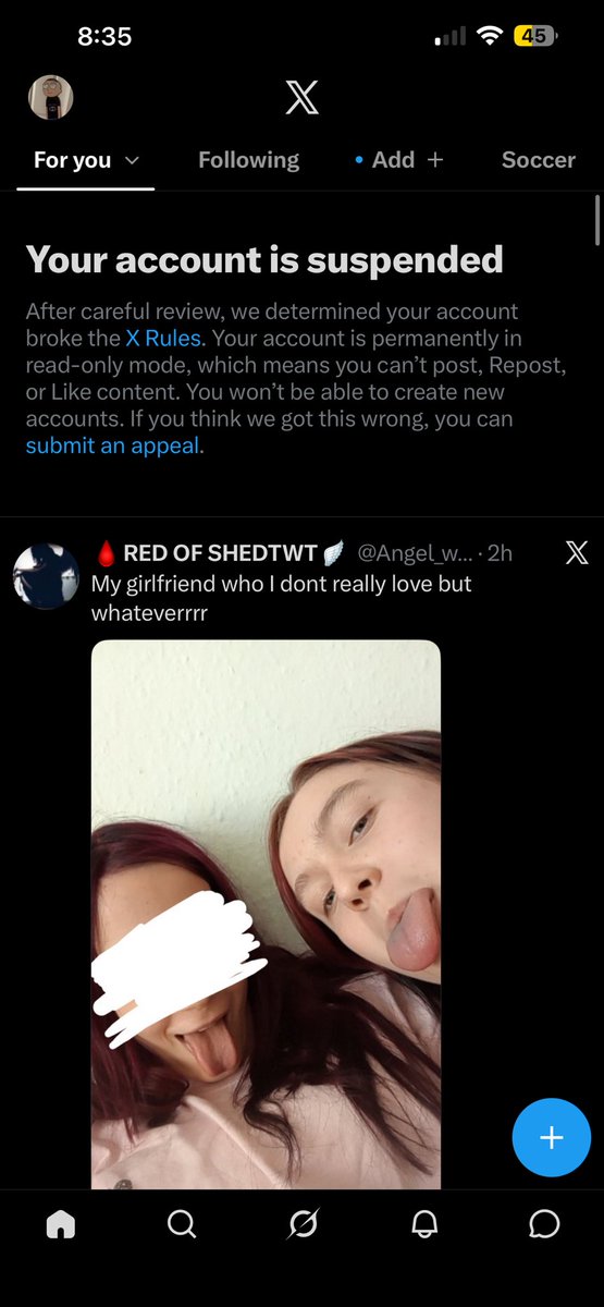 born2_decay's tweet photo. guys i got suspended again😖 https://t.co/g2oz6KHdkW