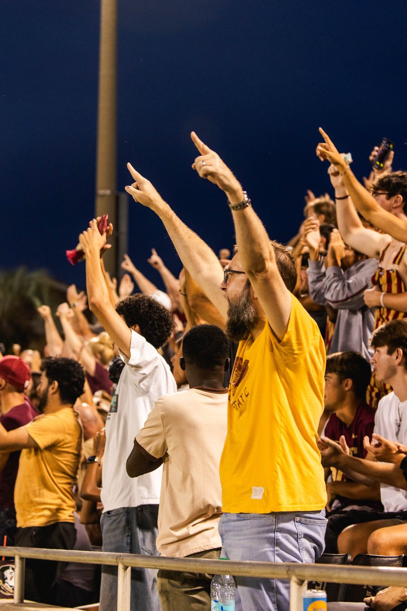 FSUSoccer's tweet photo. 🔊 Can't wait to have this type of energy in a packed Plex on Saturday night! https://t.co/dxDY3D66Br