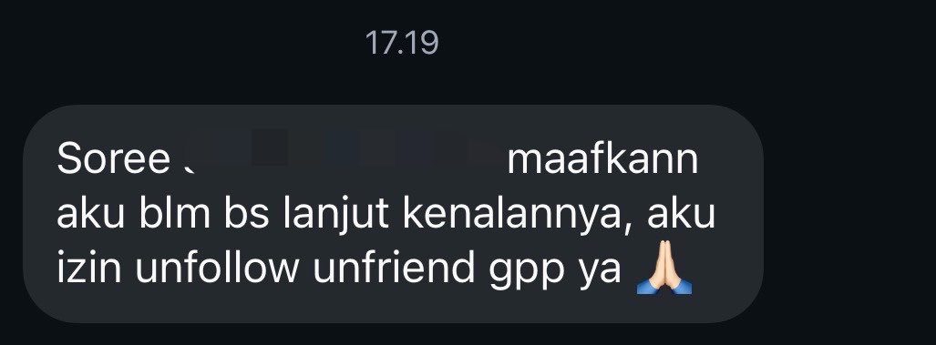 notreall_77's tweet photo. jujur gua lebih suka yg kaya gini, dibandingkan sama yg tiba” minta follow tpi ujungnya di unfoll, rispek 🙏🏻 https://t.co/X6ZVi1jdG8