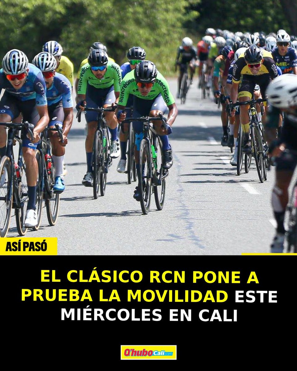 QhuboCali's tweet photo. 🚴‍♂️🚧 ¡Pilas, caleños! Este miércoles 21 de octubre habrá cierres viales en Cali por la llegada del Clásico RCN. Las restricciones serán de 11:00 a. m. a 1:00 p. m., con afectaciones en cruces del norte y centro. ¡Programe su ruta!

🌐 https://t.co/4HTxmr7NHp

#Cali #Movilidad https://t.co/U2Kbzv6Hz2