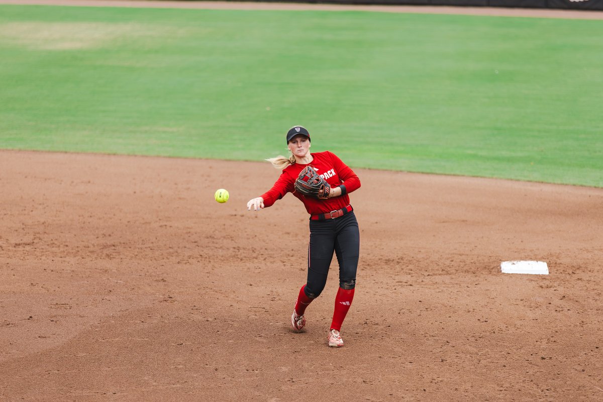 PackSoftball's tweet photo. 🔴 &amp; ⚫️ World Series starts TODAY! 

Game one will start around 2pm at Dail Softball Stadium. https://t.co/8ymsxYiFi3