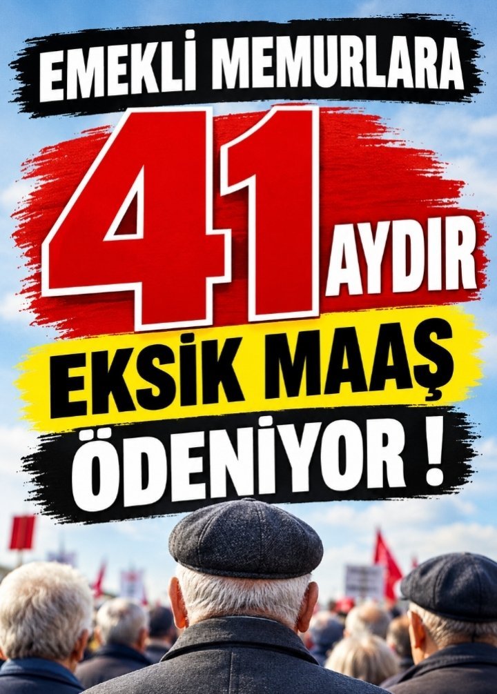 YKSELMEK6's tweet photo. #EmekliMemur tarihteki en büyük sefaleti yaşıyor.Memur Emeklisi sürekli hak kaybı yaşıyor.Bizim fazladan bir talebimiz yok sadece HAKKIMIZ OLANI SEYYANEN ZAM hakkını istiyoruz.
@RTErdogan @dbdevletbahceli @memetsimsek 
@isikhanvedat 
@Akparti
@AYMBASKANLIGI
#MemurEmeklisineAdalet https://t.co/4nkLpvf9ug
