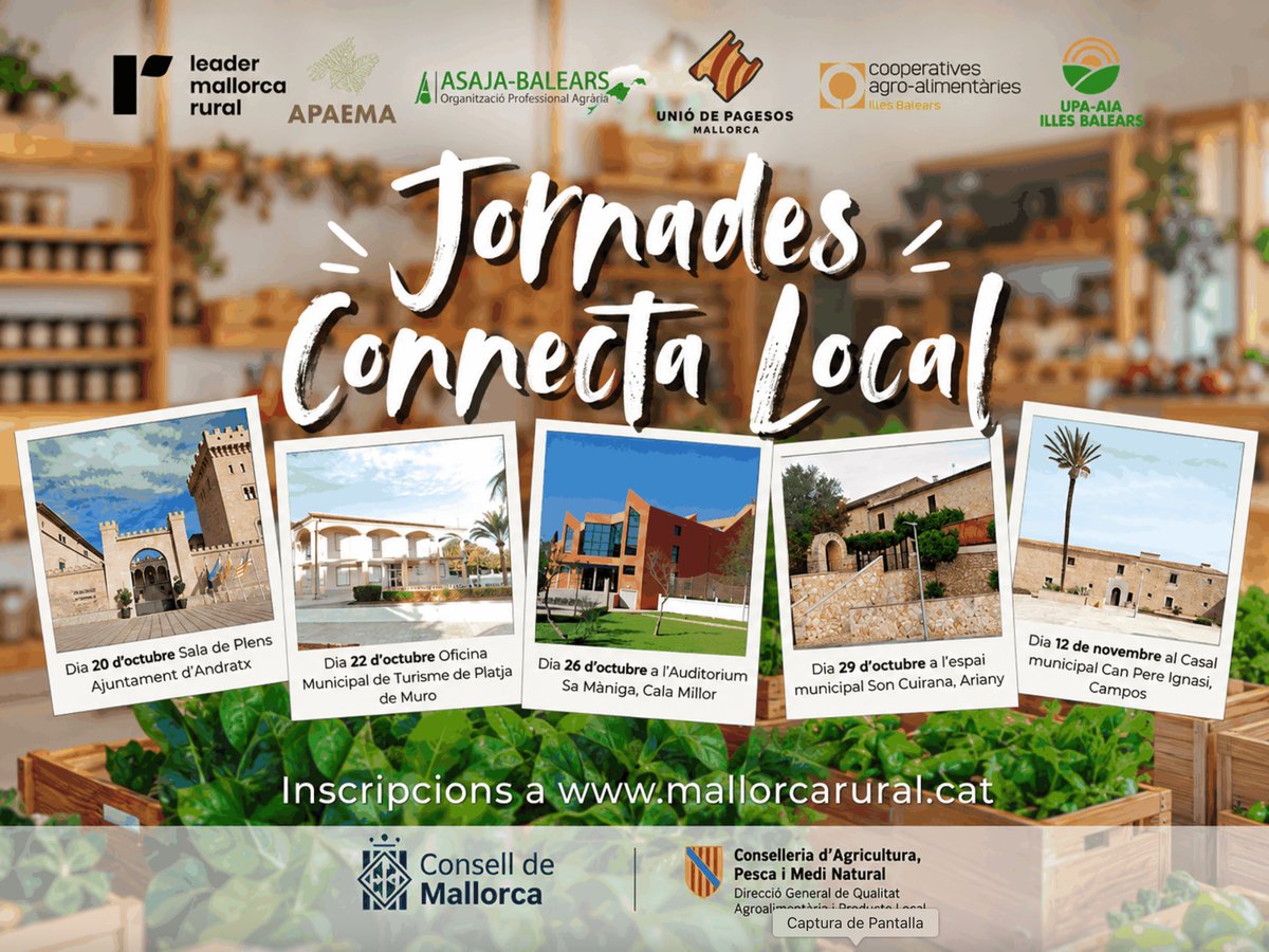 setmanari's tweet photo. El Govern impulsa cinc trobades comercials per facilitar la venda de producte local als establiments turístics, comercials i de restauració de Mallorca. @AgriculturaGOIB @TurismeBalears @ATBIllesBalears  https://t.co/ZZjvRdVt1V https://t.co/LdpIQdT4yt