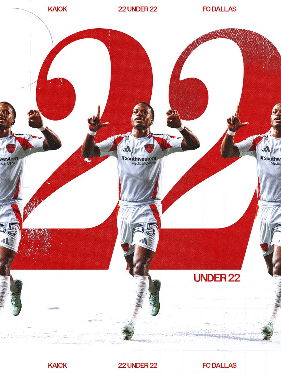 FCDallas's tweet photo. O̶n̶e̶ ̶f̶o̶r̶ ̶t̶h̶e̶ ̶f̶u̶t̶u̶r̶e̶.
One for the now.

Kaick has been named among the league's best young players in 2026 ➡️ https://t.co/dKfh1oSHbO