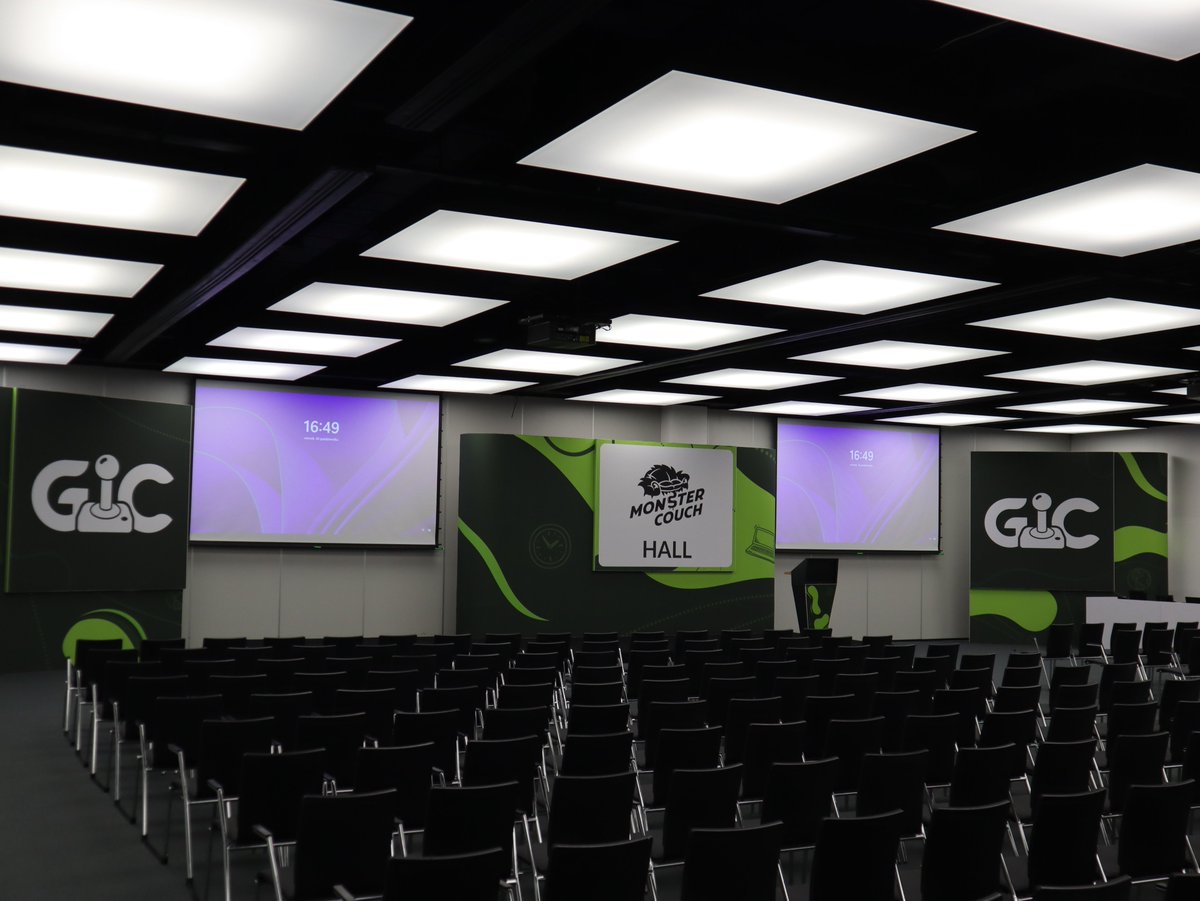 gdcon's tweet photo. Dear GIC people - as you can see, everything is set up and ready for the conference. We can't wait to see you at the corridors and in the halls!

#gamedev #indiedev #gicpoznan #gic26 #gameindustryconference https://t.co/Duf6uxB8KJ