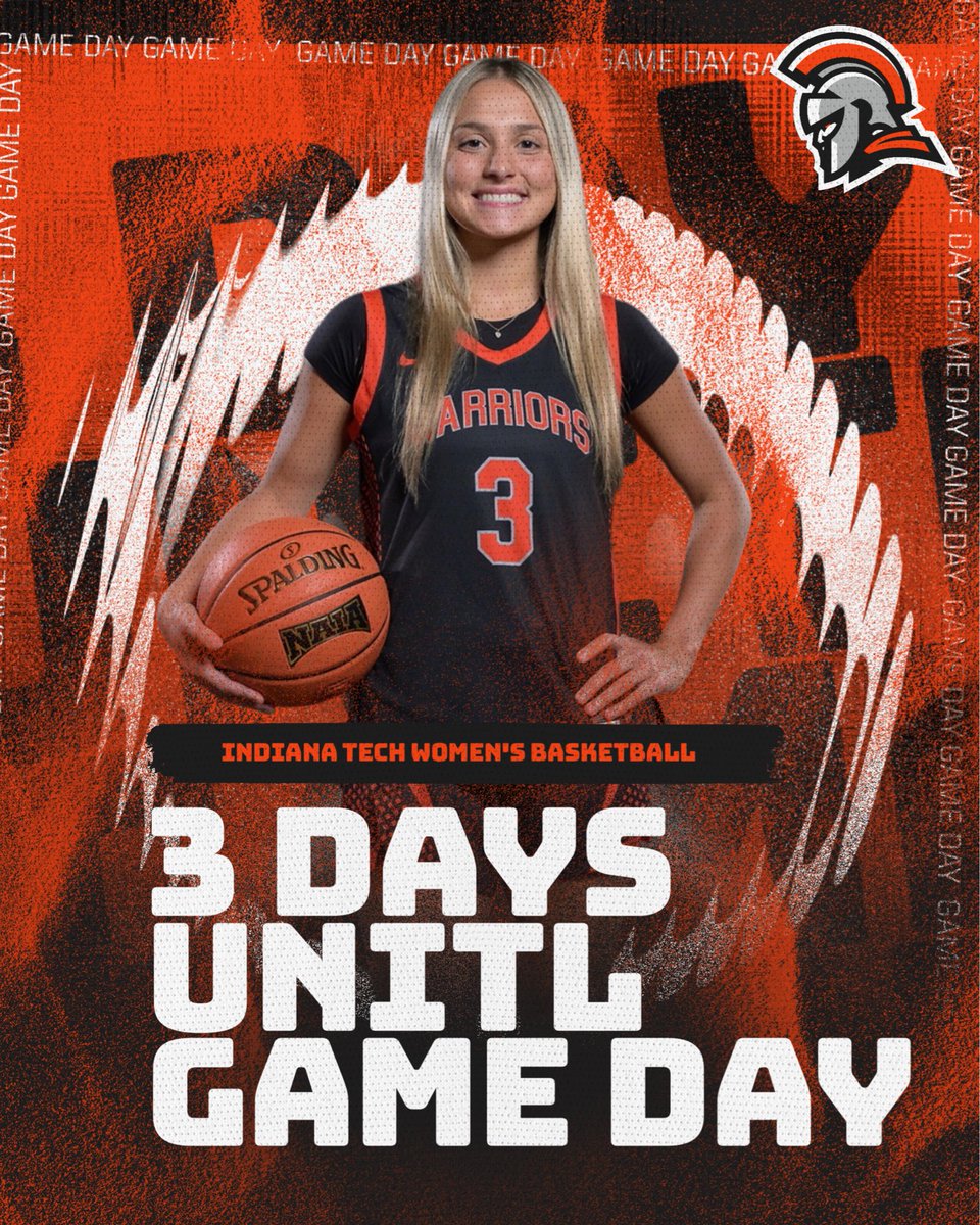 INTechWBB's tweet photo. THE WAIT IS ALMOST OVER! ⏳🏀
Just 3️⃣ days until we hit the hardwood and get this season rolling! ⚔️🔥 https://t.co/eIZhn0PDe0