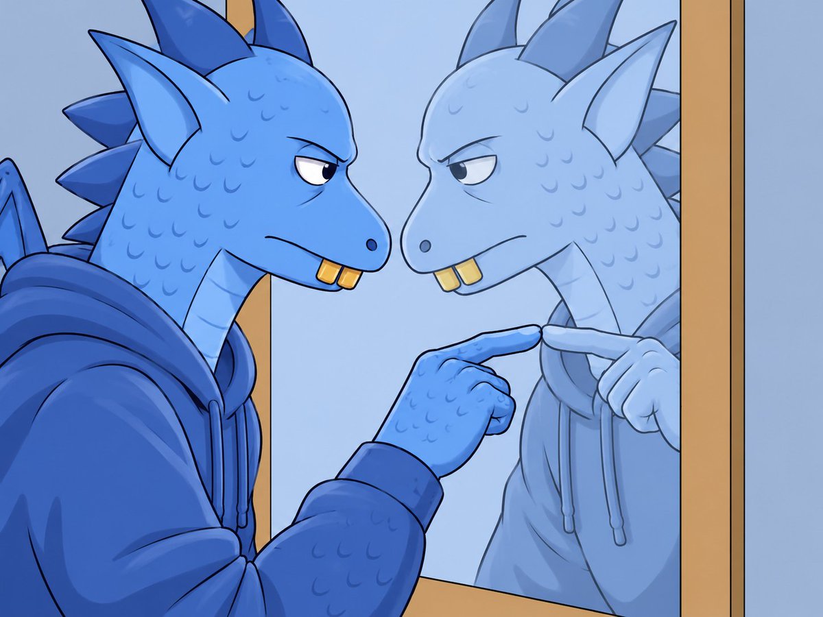 Dexyada's tweet photo. “We’re not panic selling , we’re not panic selling”

Me giving Financial Advice to the guy responsible for all my losses.

$DEXY 🐉 https://t.co/MiytJgsb1j