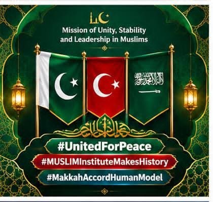 Rasheedx8c's tweet photo. MUSLIM Institute organised the formation of the Pakistan–Saudi–Türkiye human model in the city of Jhang.
ـــــــــــــــــــــــــ

#UnitedForPeace

#MUSLIMInstituteMakesHistory

#MakkahAccordHumanModel https://t.co/PKicXro1bw